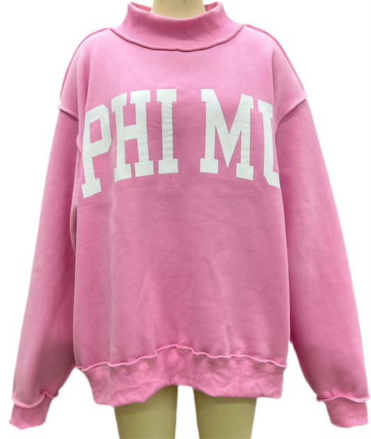 PRE-ORDER Phi Mu Reversible Mock neck