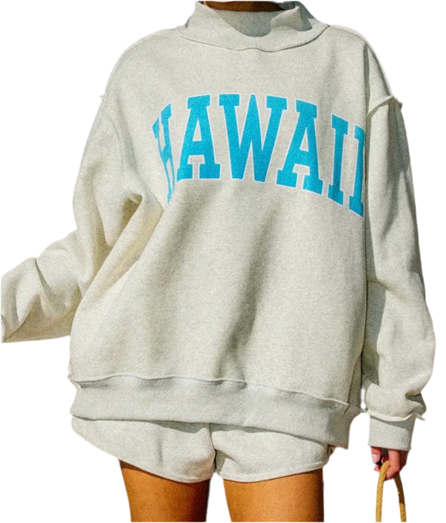 Hawaii Mock Neck