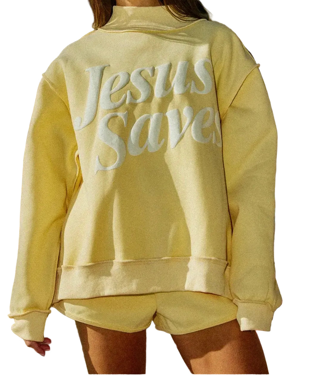 (MAY) PRE ORDER Jesus Saves mock neck