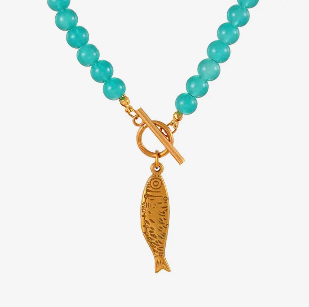 Turquoise Fish Necklace