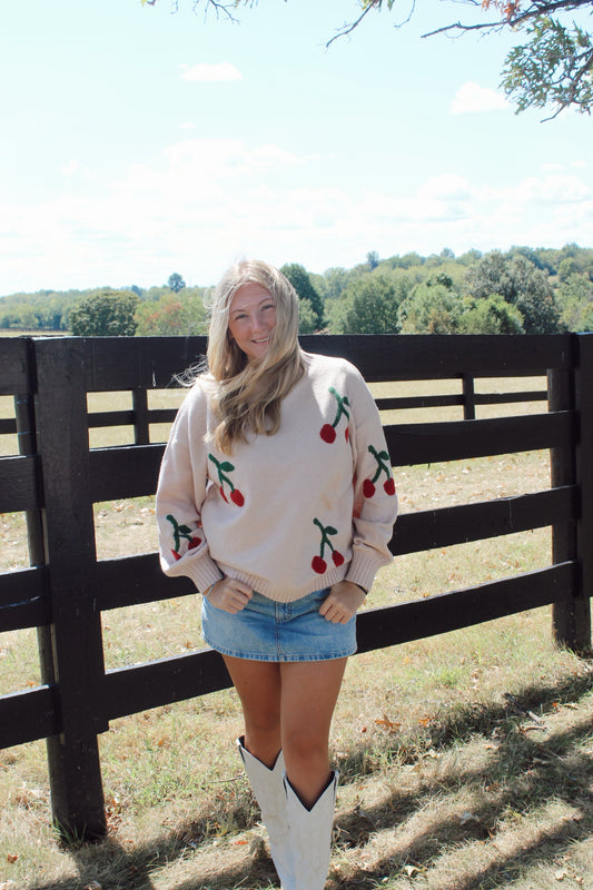 Cherry Sweater