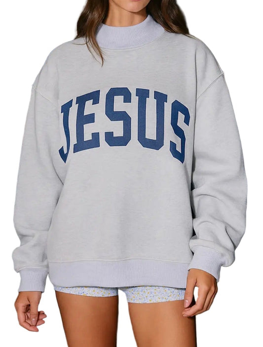 PRE-ORDER Jesus Reversible Mock neck