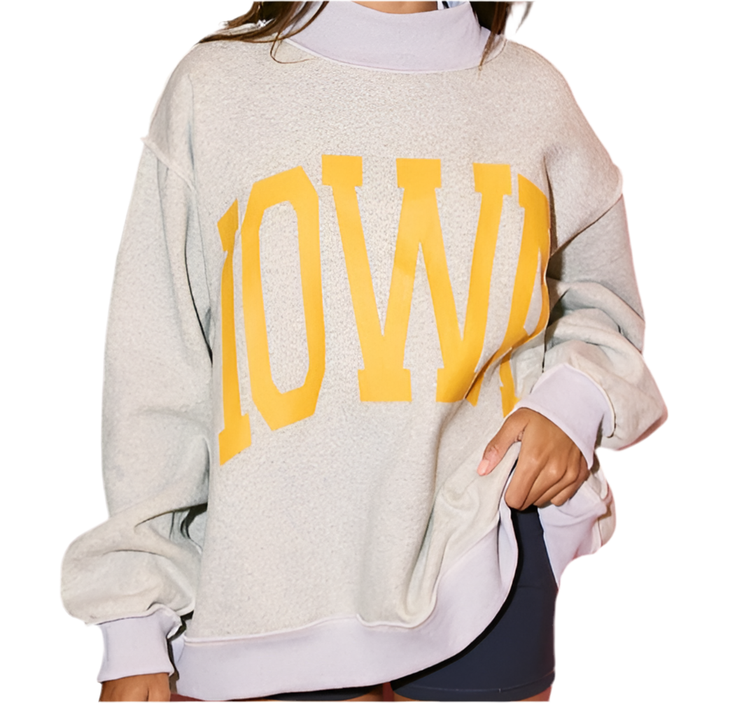 PRE-ORDER Reversible Iowa Mock Necks