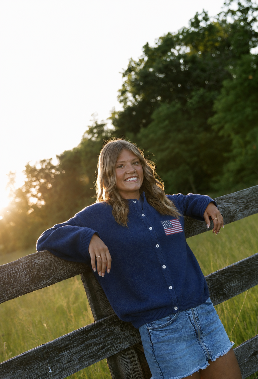 Flag Cardigan