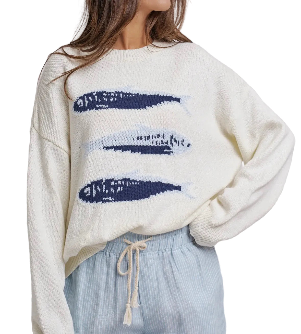 Blue Fish Sweater