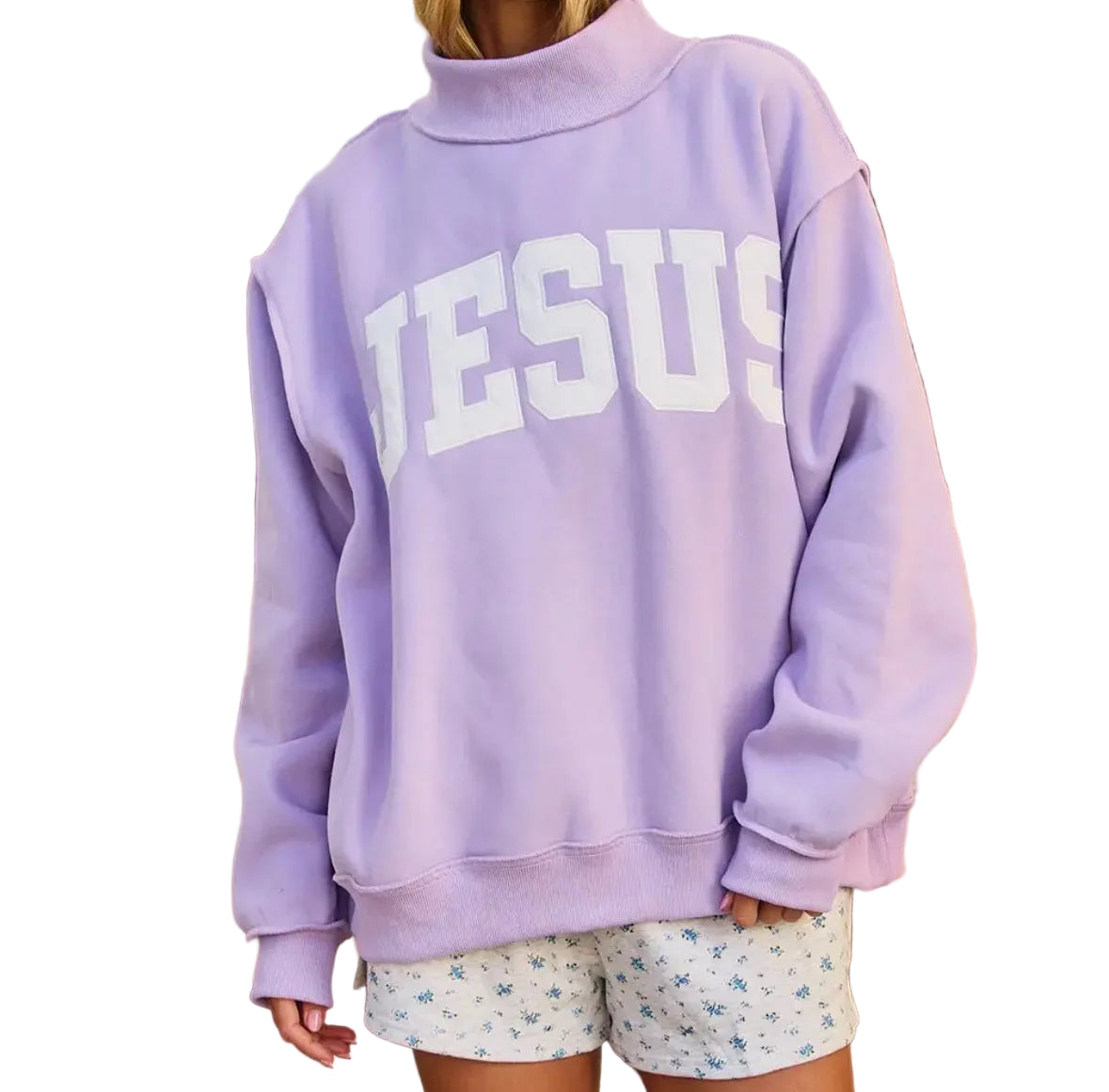 Jesus Mock Neck