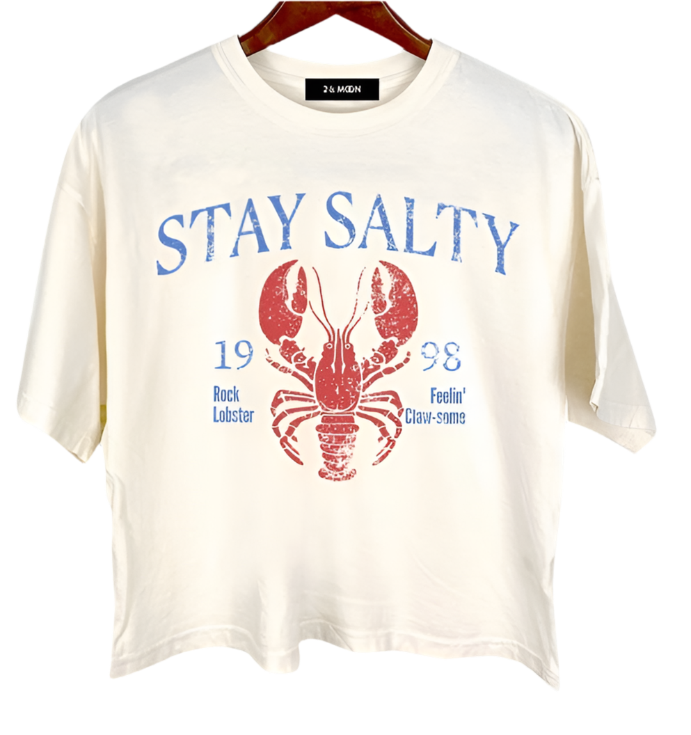 Stay Salty Lobster Graphic Tee