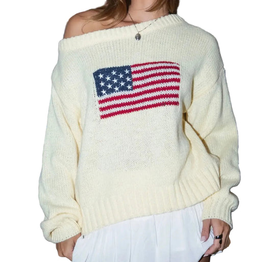Off the shoulder Yellow Sweater