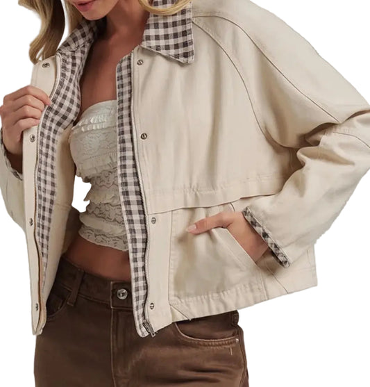 Gingham Barn Jacket