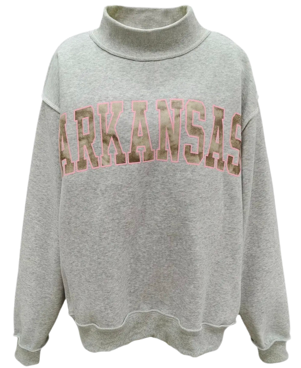 Reversible Arkansas Mock neck