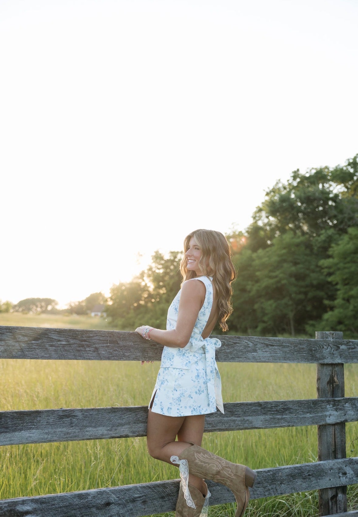 Floral Print Two Piece Set
