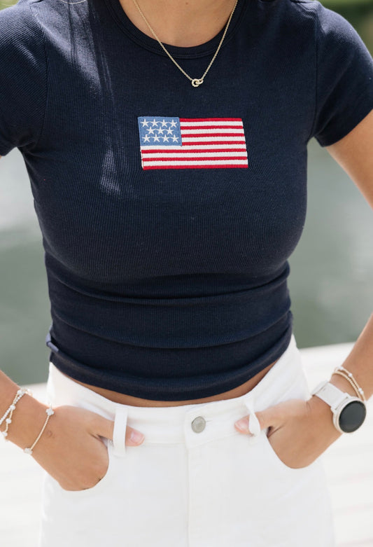 American Flag Tee
