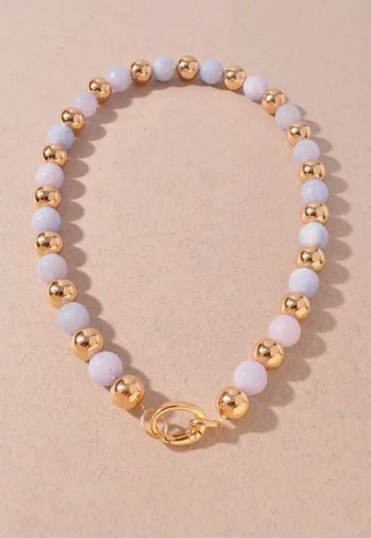 Blue Bubble Necklace