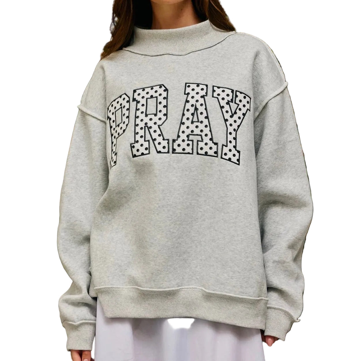 PRE ORDER AUGUST Pray Mock Neck