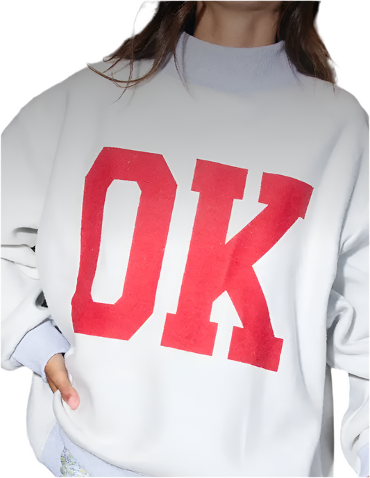 Reversible Oklahoma Mock neck