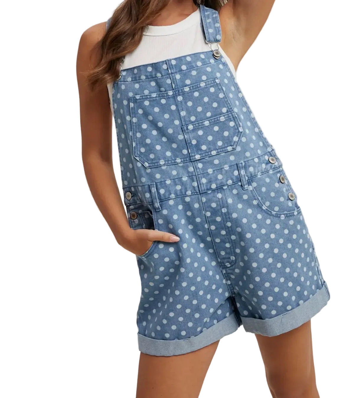 Polka Dot Overalls