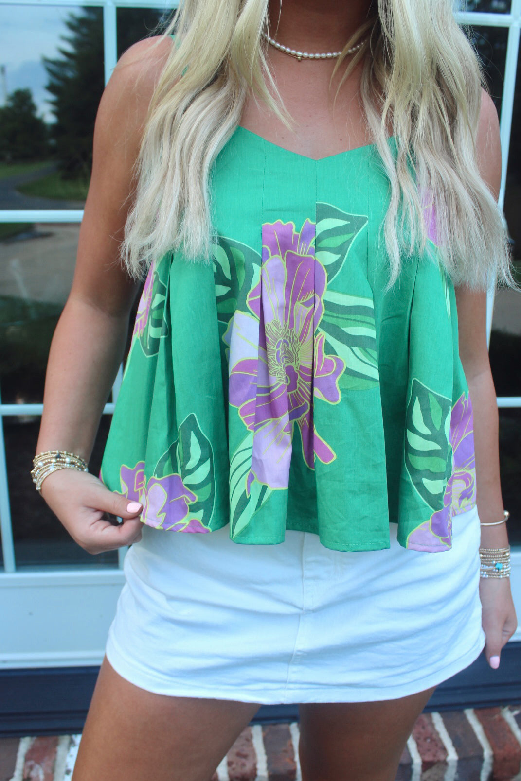 Reagan Green Top