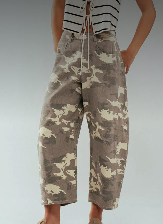 Camo Barrel Jeans!