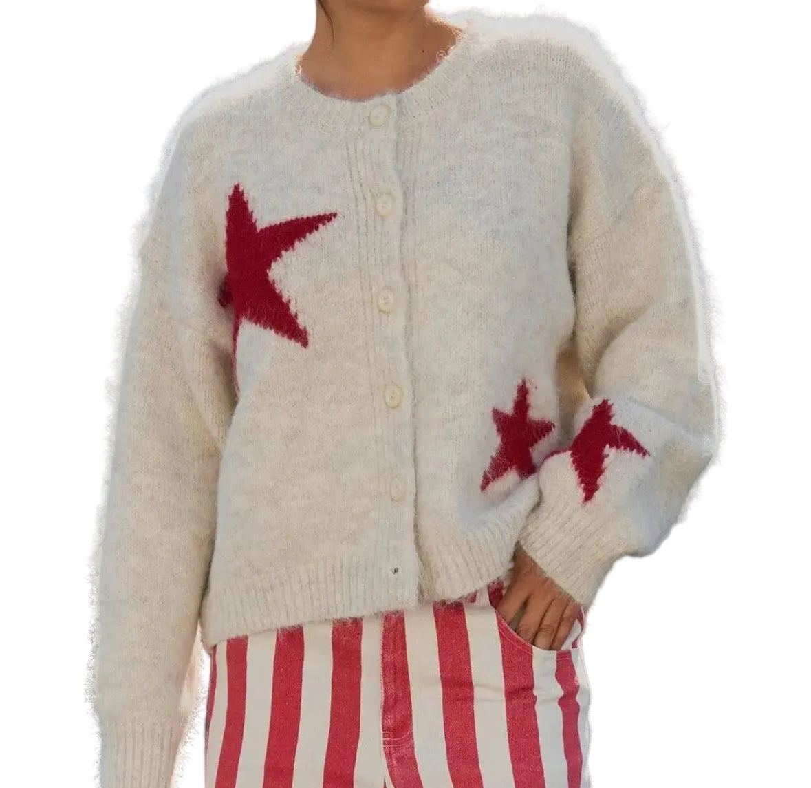 Star Knit Cardigan
