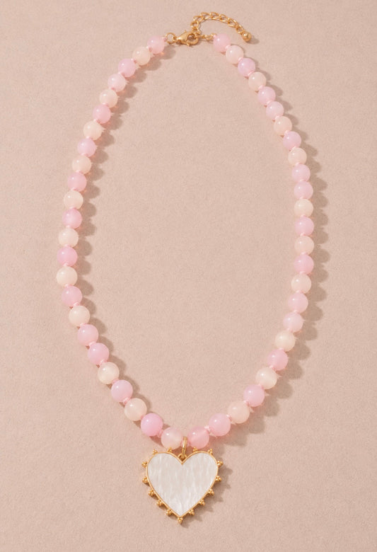 Heart Beaded Necklace
