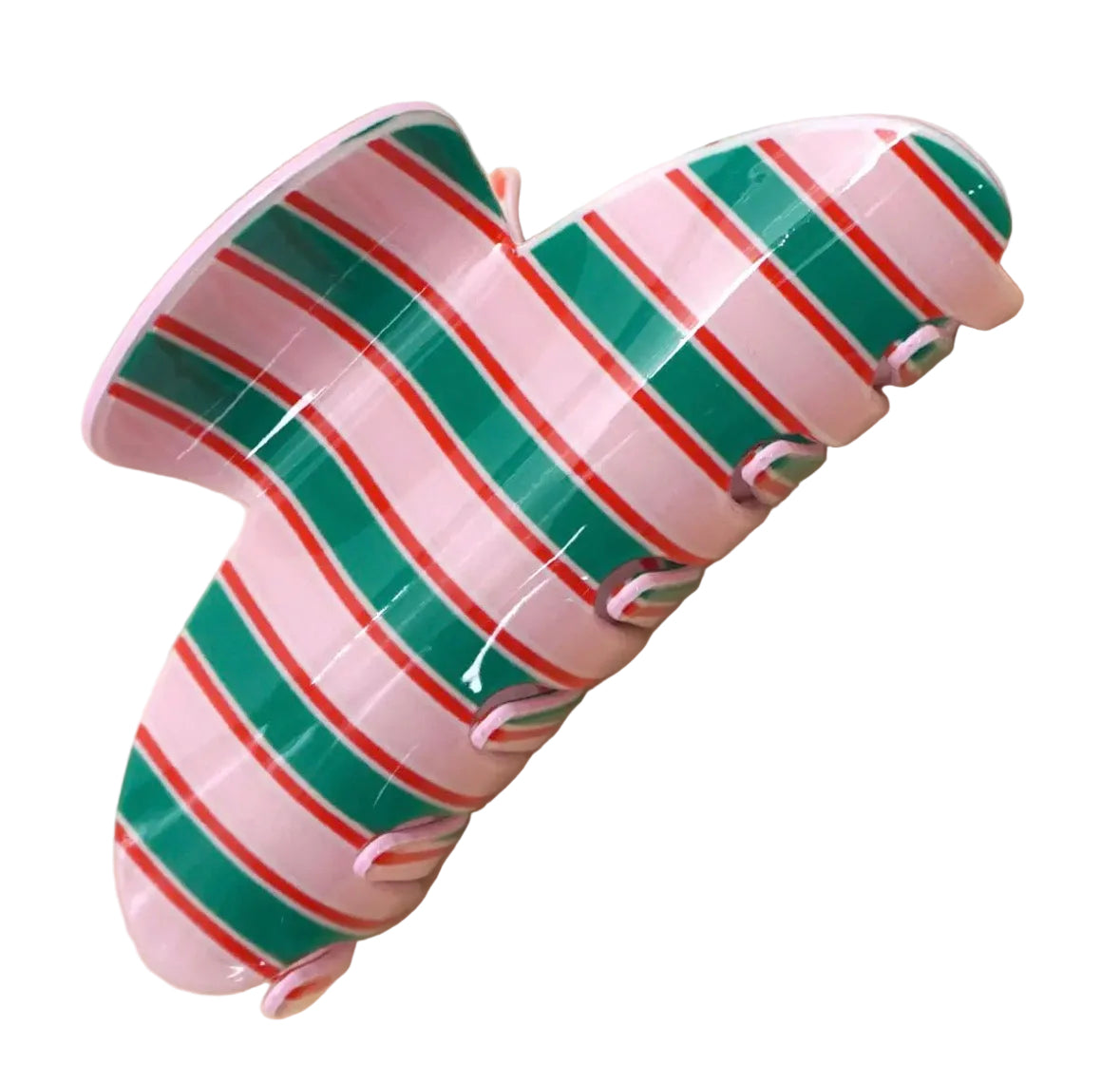 Pink Plaid Clip
