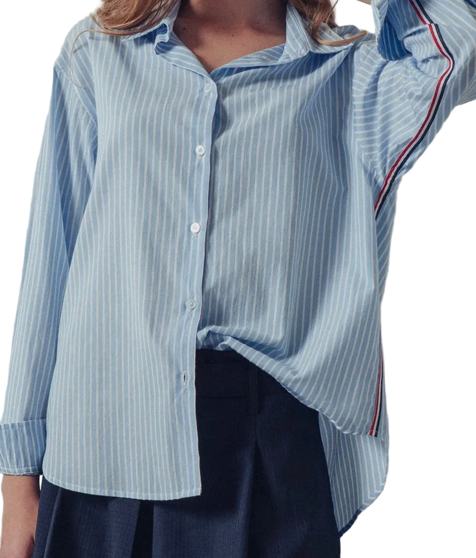Blue striped Dress shirt