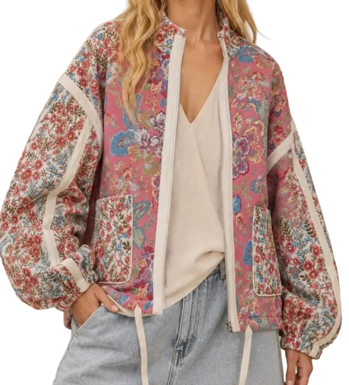 Floral Quilted Jacket