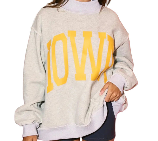 PRE ORDER SEPT Iowa Mock Neck
