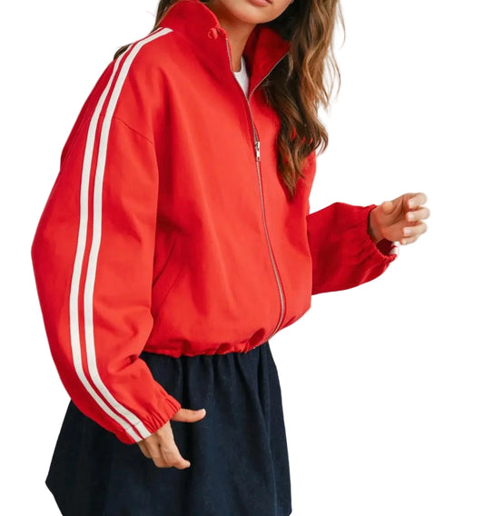 Red Track Jacket