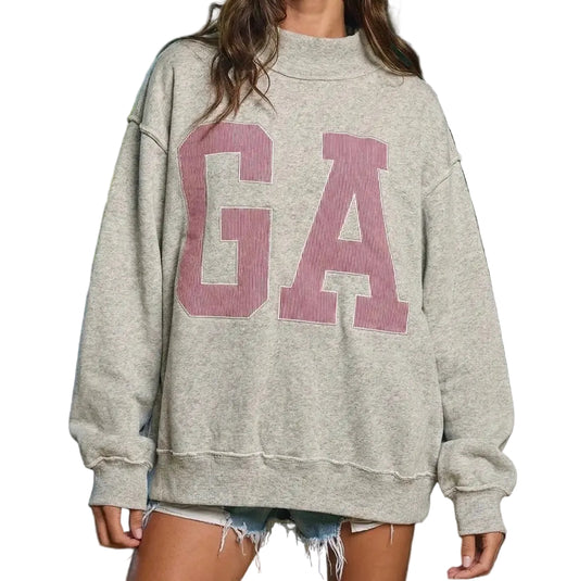 Georgia Mock Neck