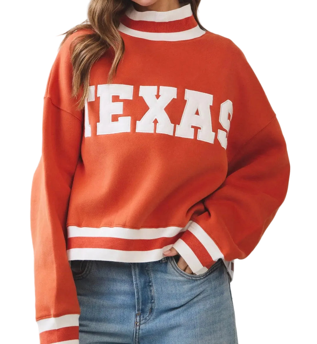Texas Mock Neck