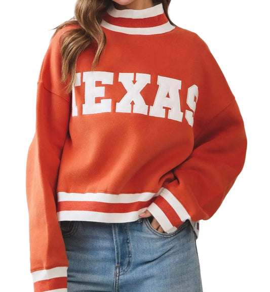 Texas Mock Neck