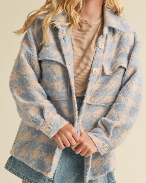 Tween Kids Girls Shacket